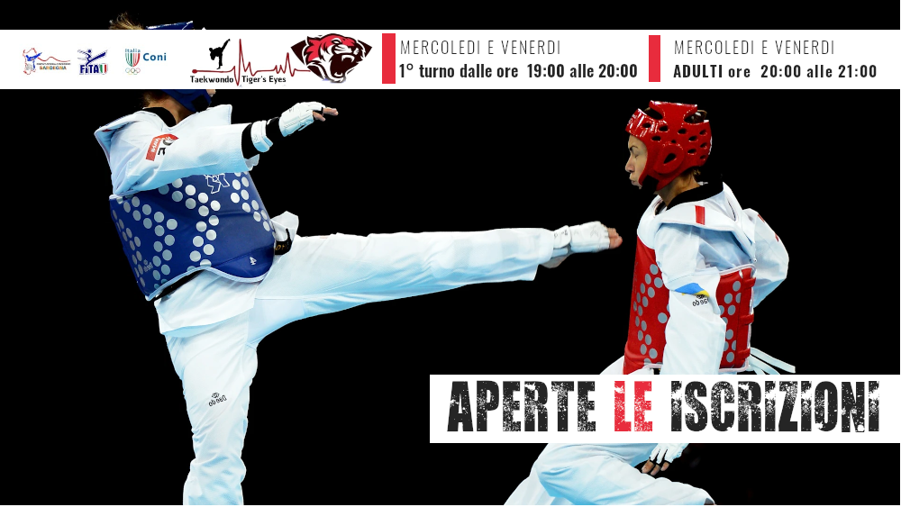 aperte le iscrizioni 2024-2025 TAEKWONDO