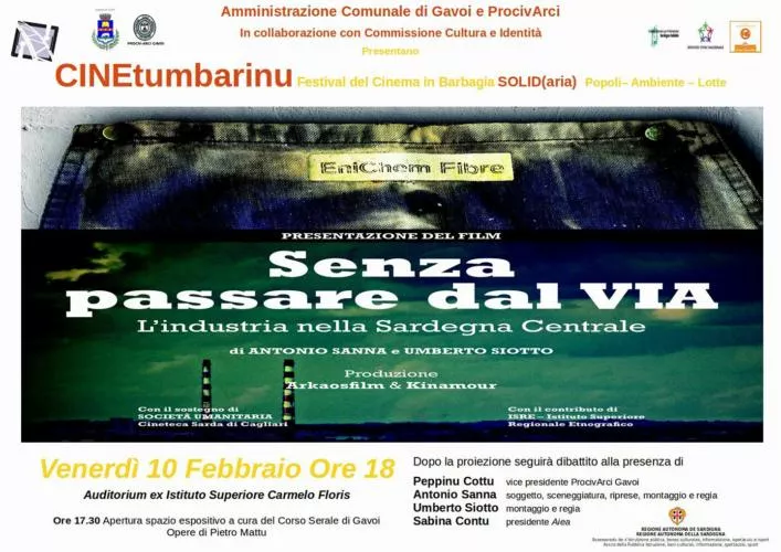 SERATA FINALE DEL CINETUMBARINU – SENZA PASSARE DAL VIA – VEN.10 ORE 18.00