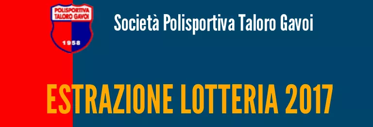 TUTTI I NUMERI DELLA LOTTERIA A PREMI DEL TALORO GAVOI