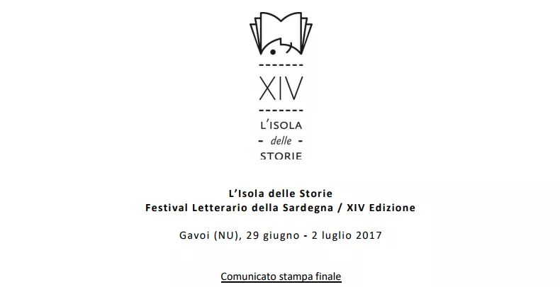 Comunicato stampa finale del Festival letterario della Sardegna – Isola delle storie 2017