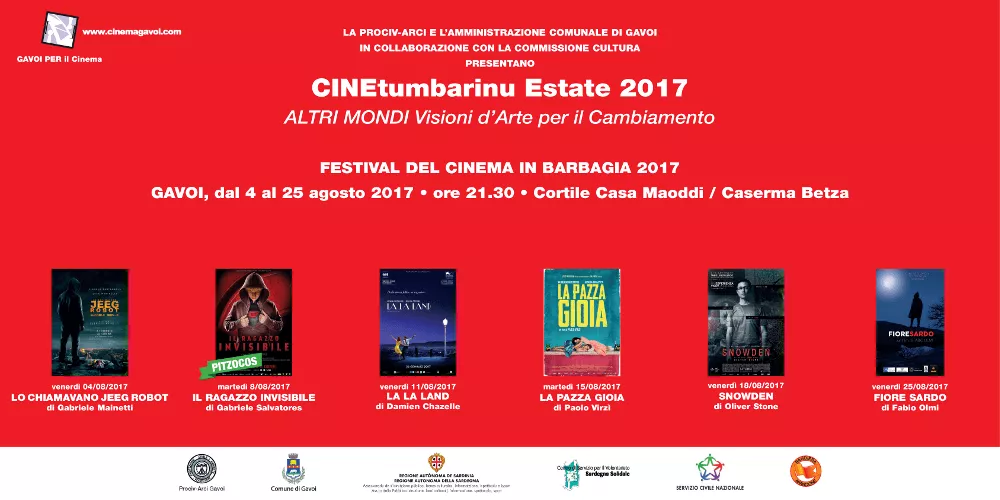 FESTIVAL DEL CINEMA IN BARBAGIA VENERDI 4 LA PRIMA PROIEZIONE