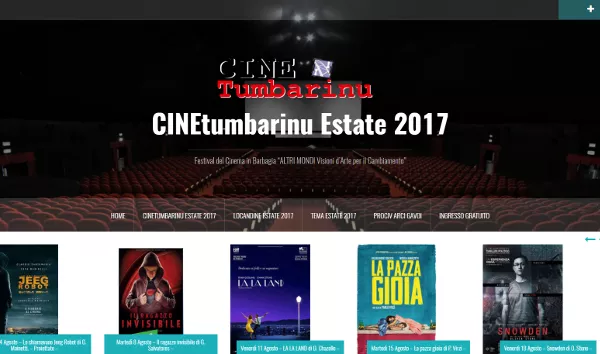 TERZO APPUNTAMENTO CON LA RASSEGNA CINETUMBARINU ESTATE 2017