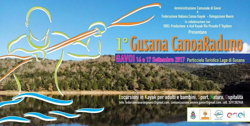 LAGO DI GUSANA A GAVOI IL 1° CANOA RADUNO