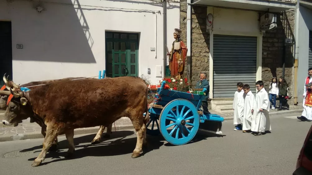 PROCESSIONE IN COSTUME SARDO SANT’ANTIOCRU GAVOI