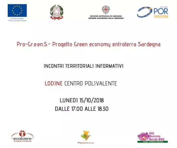 Progetto ProGreens GAL – BMG – OGGI A LODINE