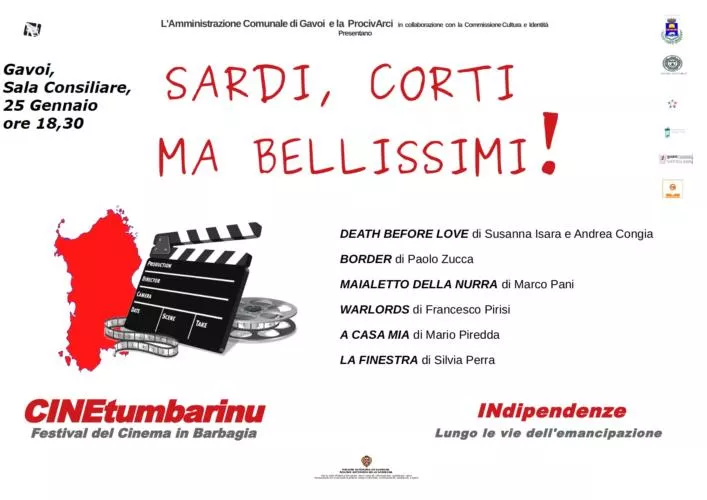 SERATA CONCLUSIVA CineTumbarinu – Venerdi 25 Gennaio – Gavoi