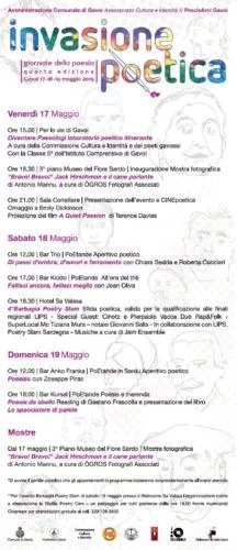 Programma Invasione poetica a Gavoi