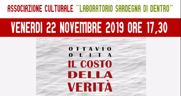 PRESENTAZIONE DEL LIBRO: “IL COSTO DELLA VERITÀ”