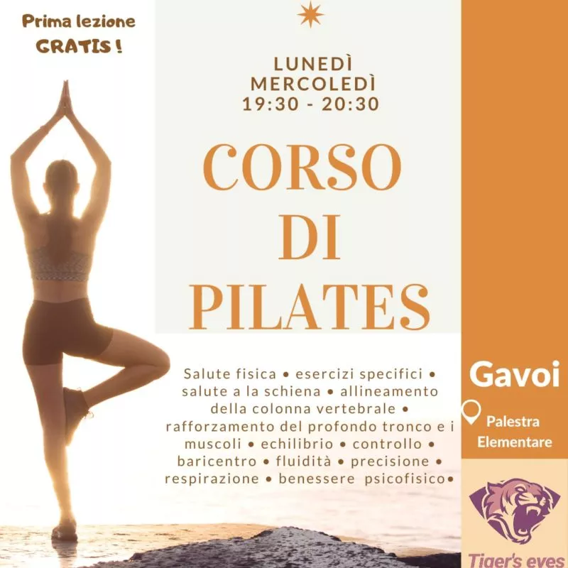 CORSO DI PILATES DELLA “ASD TIGER EYES” A GAVOI