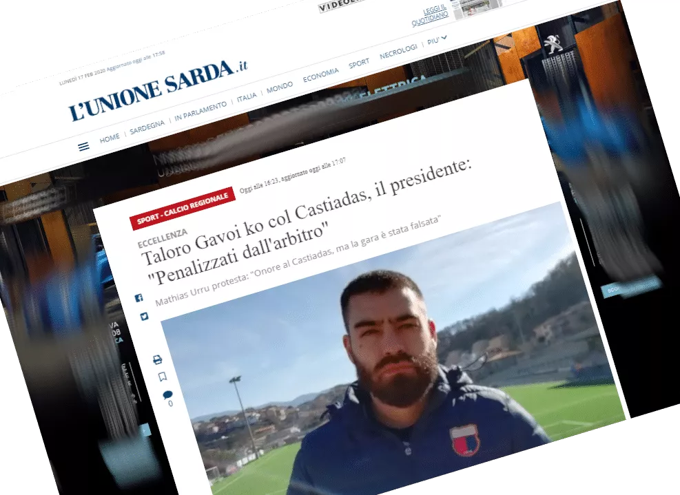 Il presidente del Taloro Gavoi “Penalizzati dall’arbitro”