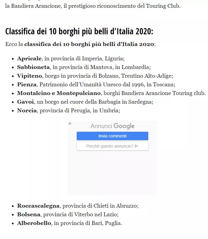 10 Borghi Piu Belli Ditalia. Gavoi