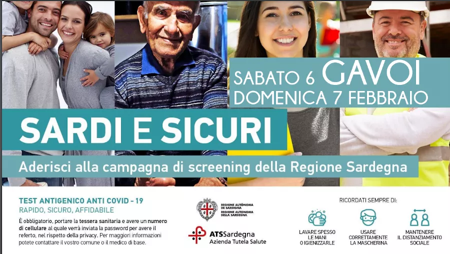 SCREENING ANTICOVID-19 “SARDI SICURI” A GAVOI