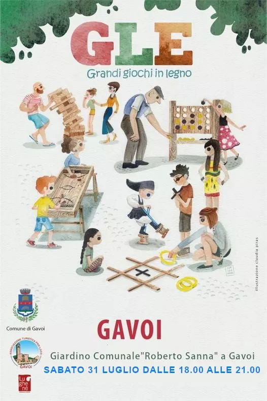 GLE GRANDI GIOCHI IN LEGNO A GAVOI