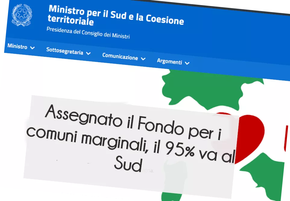 FONDO PER I COMUNI MARGINALI – 143.919 € A GAVOI –