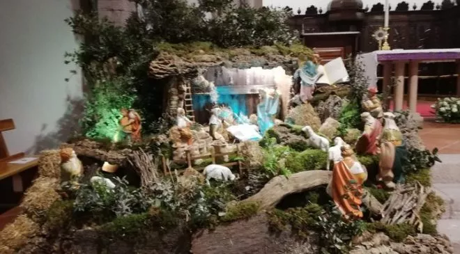 Presepio Nella Chiesa Di San Gavino A Gavoi.