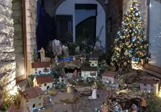 Presepio Realizzato DallUniversita Della Terza Eta Di Gavoi Nella Casa Museo Di Via Roma