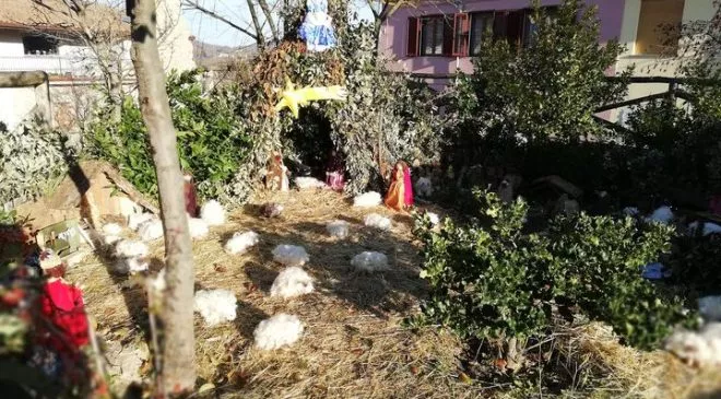 Presepio Rione Cuhuru E Serra Casa Della Salute Gavoi