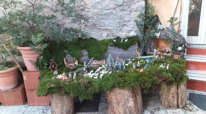 Presepio Rione Moddone Gavoi. Bellissimo