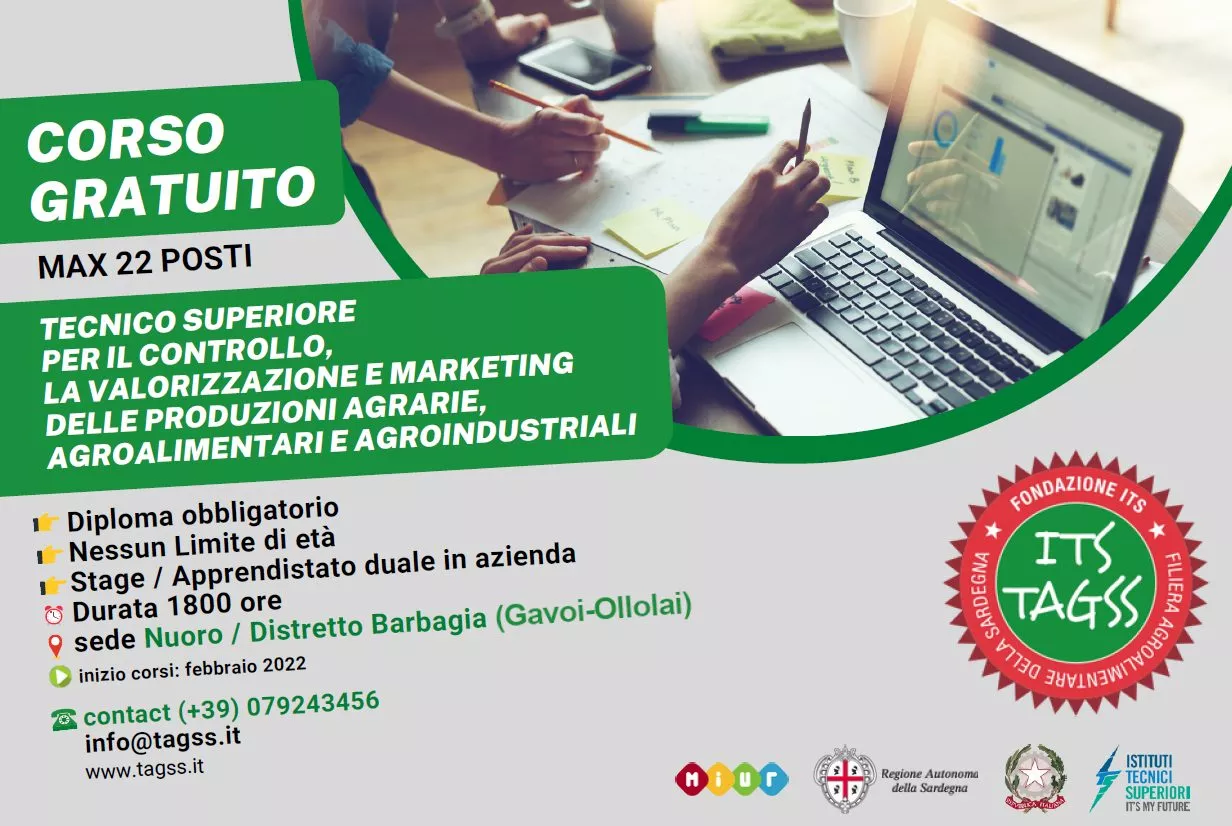 A Gavoi un corso post diploma per esperti di controllo e marketing dei prodotti