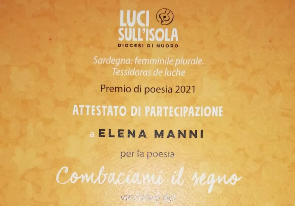 “Luci sull’Isola” Il primo premio a Elena Manni di Gavoi