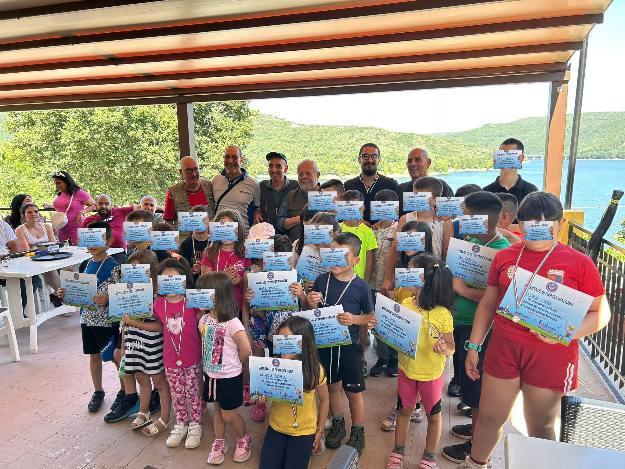 Lago Di Gusamin Gavoi Corso Di Pesca Proloco Partecipanti