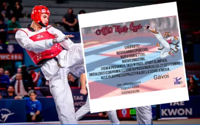 “ASD TIGER EYES” AVVISA CHE RIPARTE L’ATTIVITÀ DEL TAEKWONDO A GAVOI!