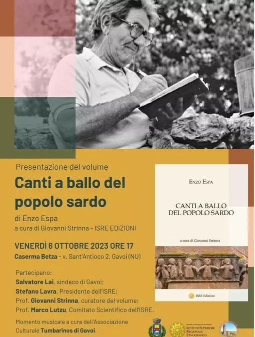 “Canti a ballo del popolo sardo” 𝗩𝗲𝗻𝗲𝗿𝗱𝗶̀ 𝟲 𝗼𝘁𝘁𝗼𝗯𝗿𝗲 Caserma Betza Gavoi