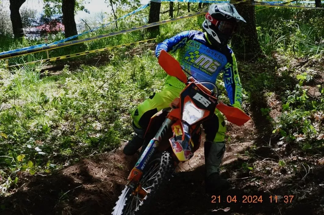 ha visto la vittoria dello specialista locale nel Campionato Regionale Enduro,