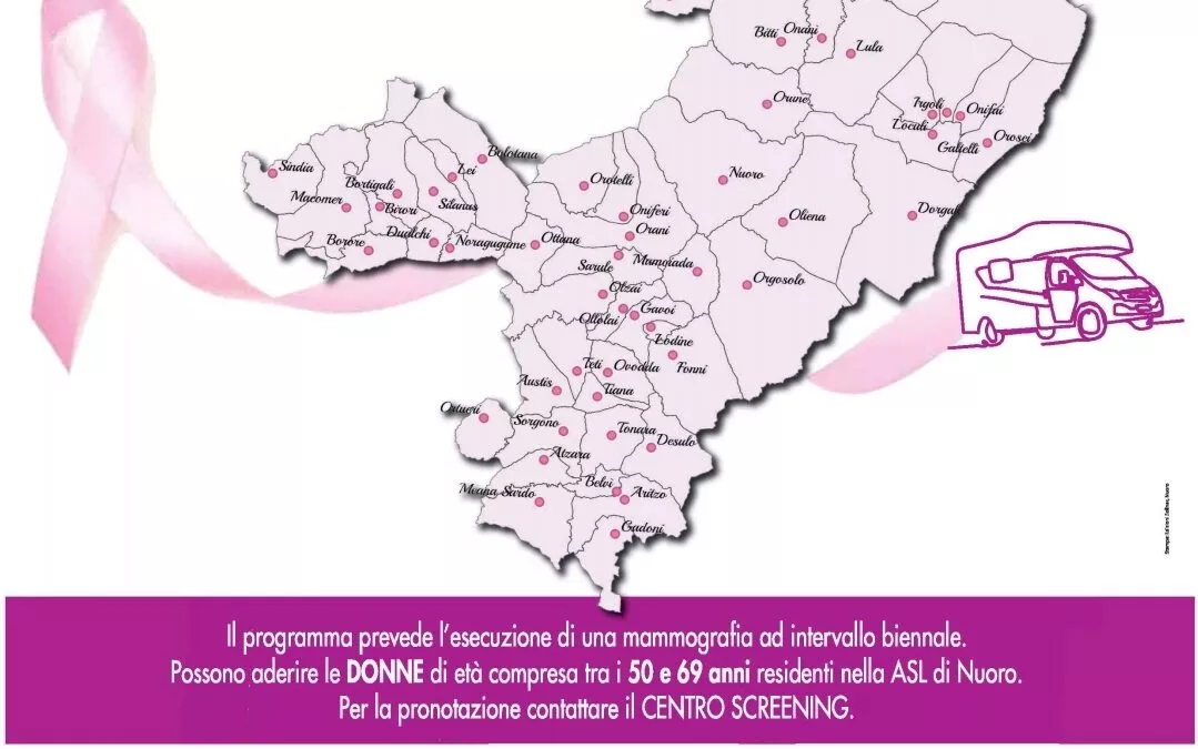 La mammografia arriva a casa in camper…a Gavoi il 5 è 6 Giugno