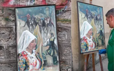 Estemporanea di Pittura “Palio de Sos Vihinados” secondo posto per Sandro Marchi